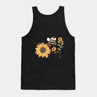 Sunflower and Fatty Bee Tank Top